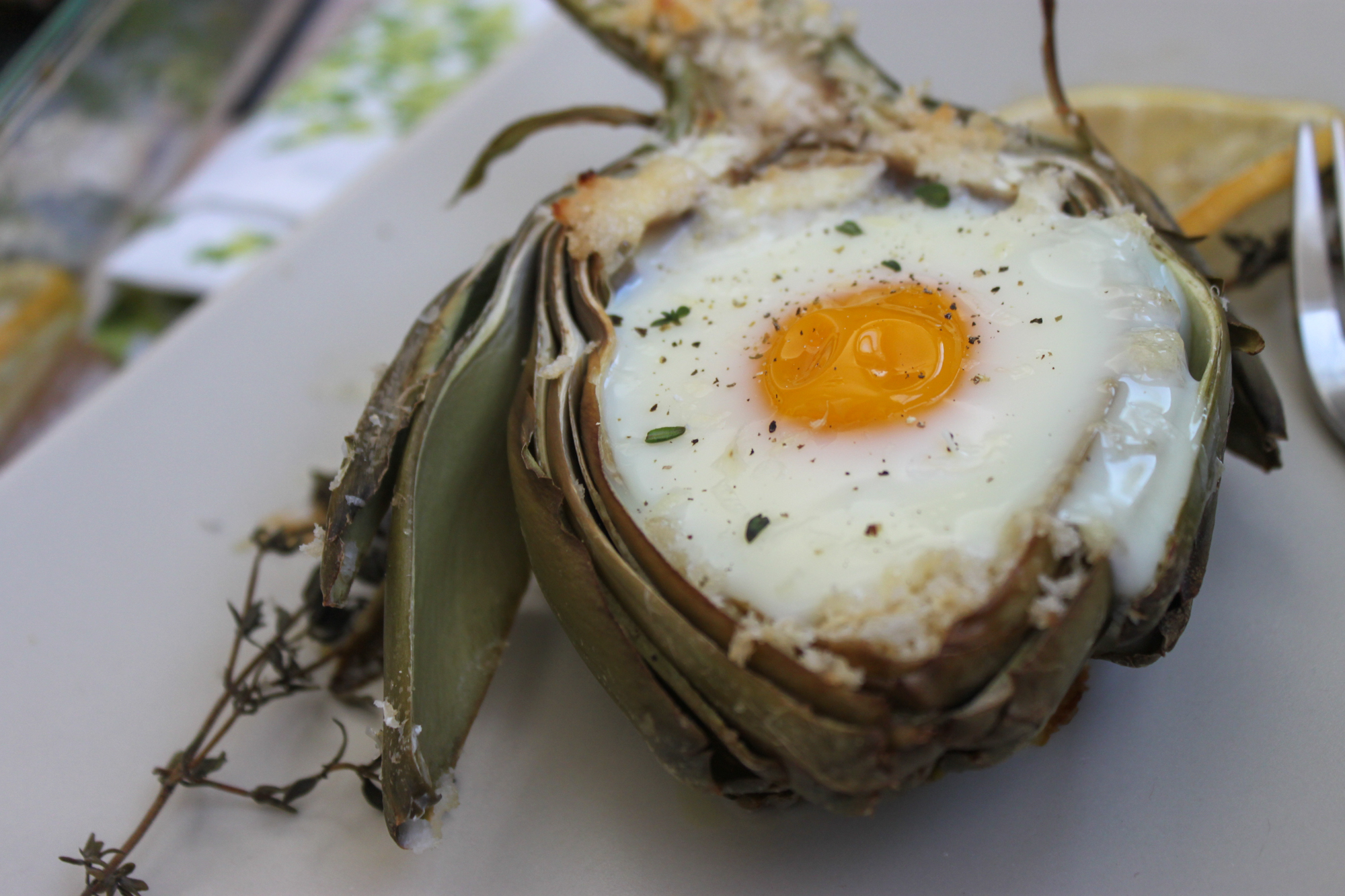 Artichoke Baked Egg Jerry James Stone