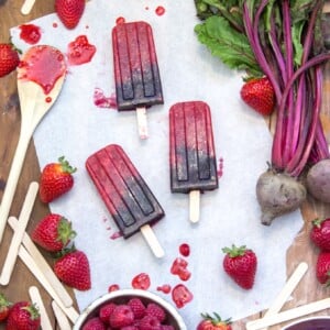 Beet Berries Popsicles 4