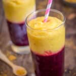 Berry Mango Smoothie with Turmeric Tea Portrait 3