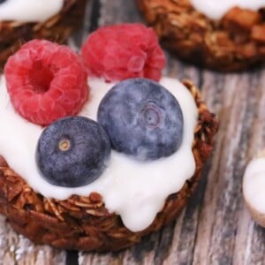 Berry Yogurt Muffin Tin Granola Cups Main 1