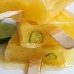 Boozy Mango Popsicle with Lime Serrano Close Up 2 3