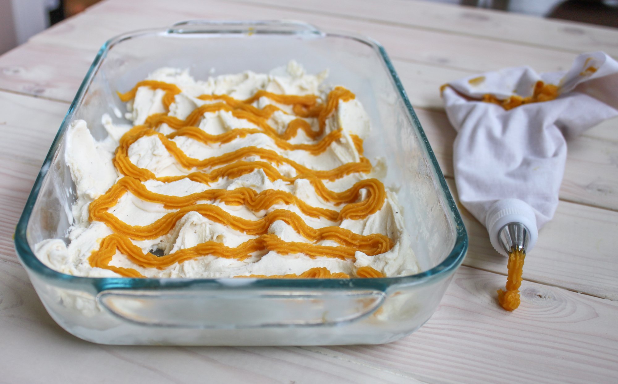 Butternut Squash Swirl Ice Cream
