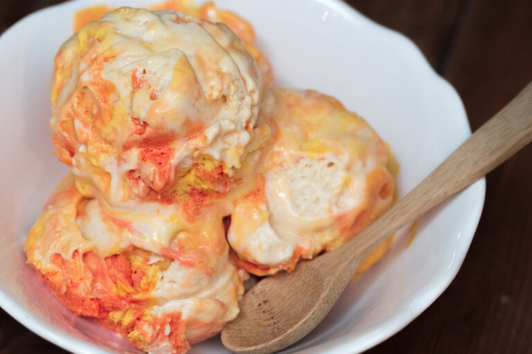 Candy Corn Ice Cream