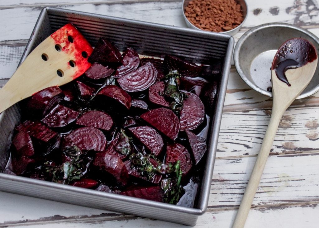 Chocolate Balsamic Roasted Beets 1