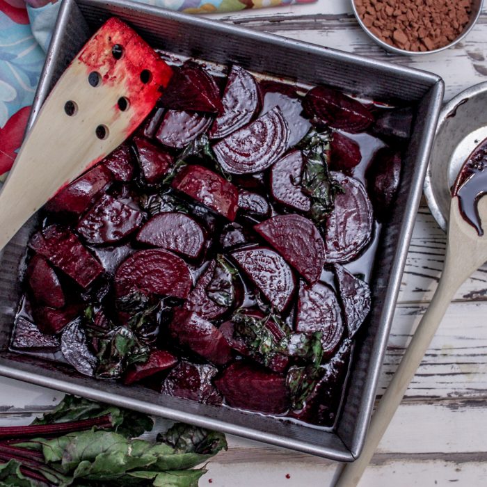 Chocolate Balsamic Roasted Beets Top 3