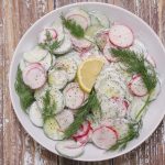 Creamy Cucumber Radish Salad Main 1