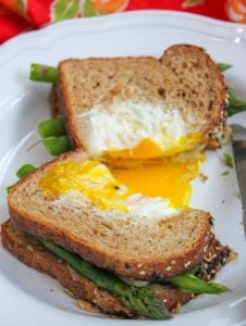 Egg in a Basket Grilled Cheese with Asparagus Full 3