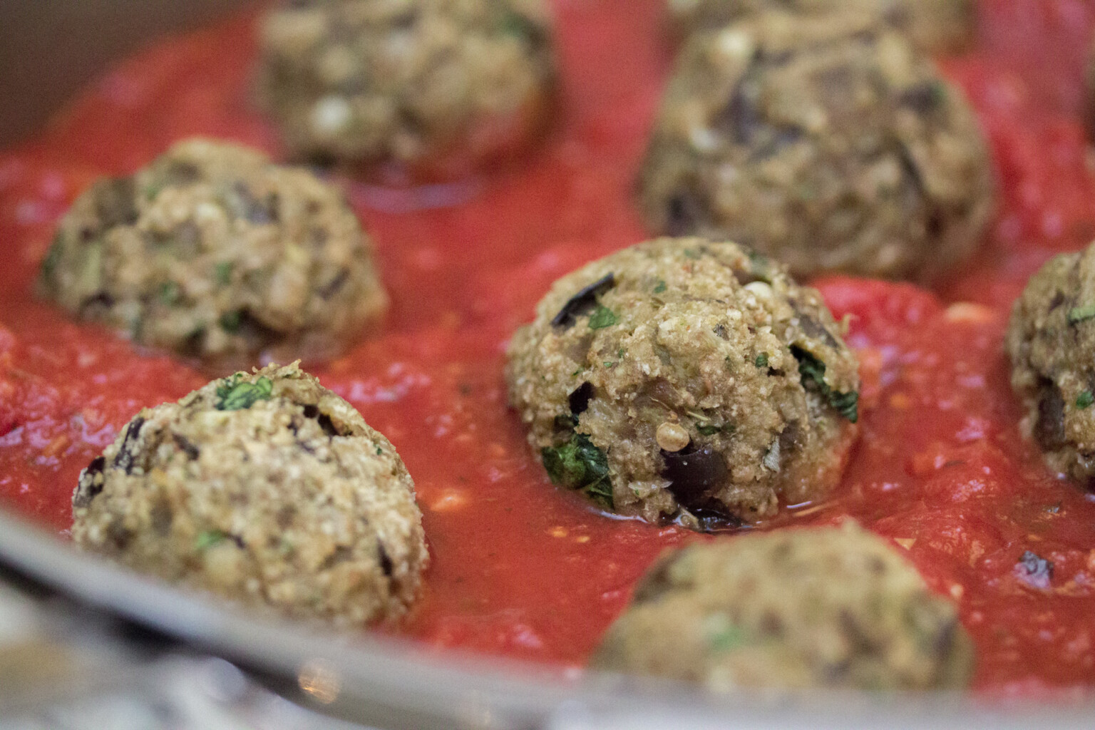 Eggplant Meatballs Jerry James Stone