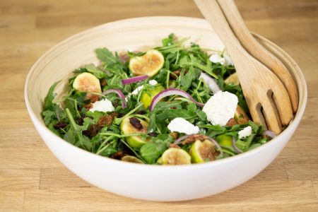 Fig Cranberry Salad with Goat Cheese Image 1