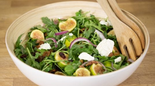 Fig Cranberry Salad with Goat Cheese Main 1