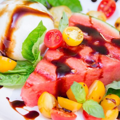 Grilled Watermelon Caprese Salad 1 3