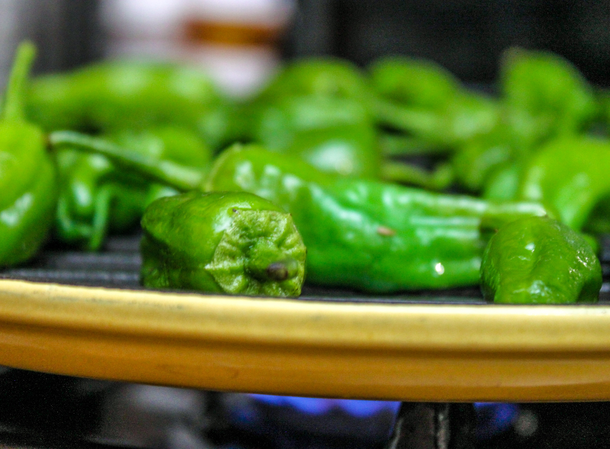 Grilled Peppers with Lime & Salt Jerry James Stone