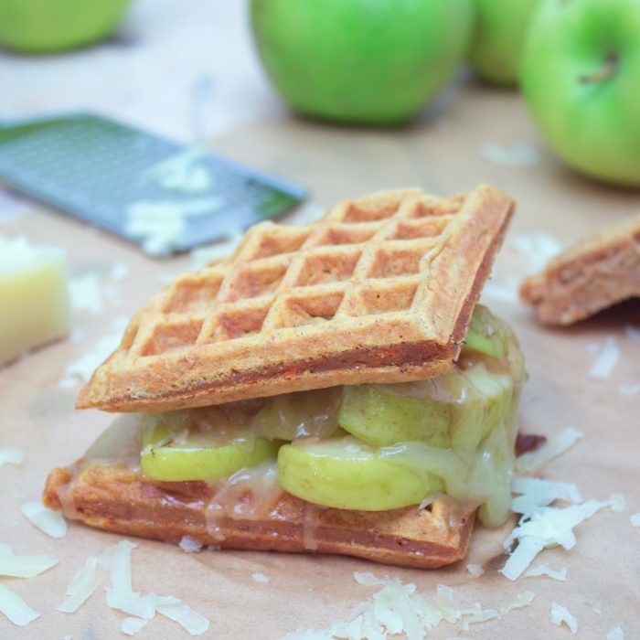 Gruyere Caramelized Apple Waffle Sandwich 2 1