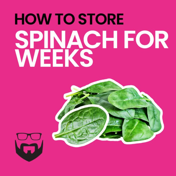 How to Store Fresh Spinach for Weeks Square - Pink