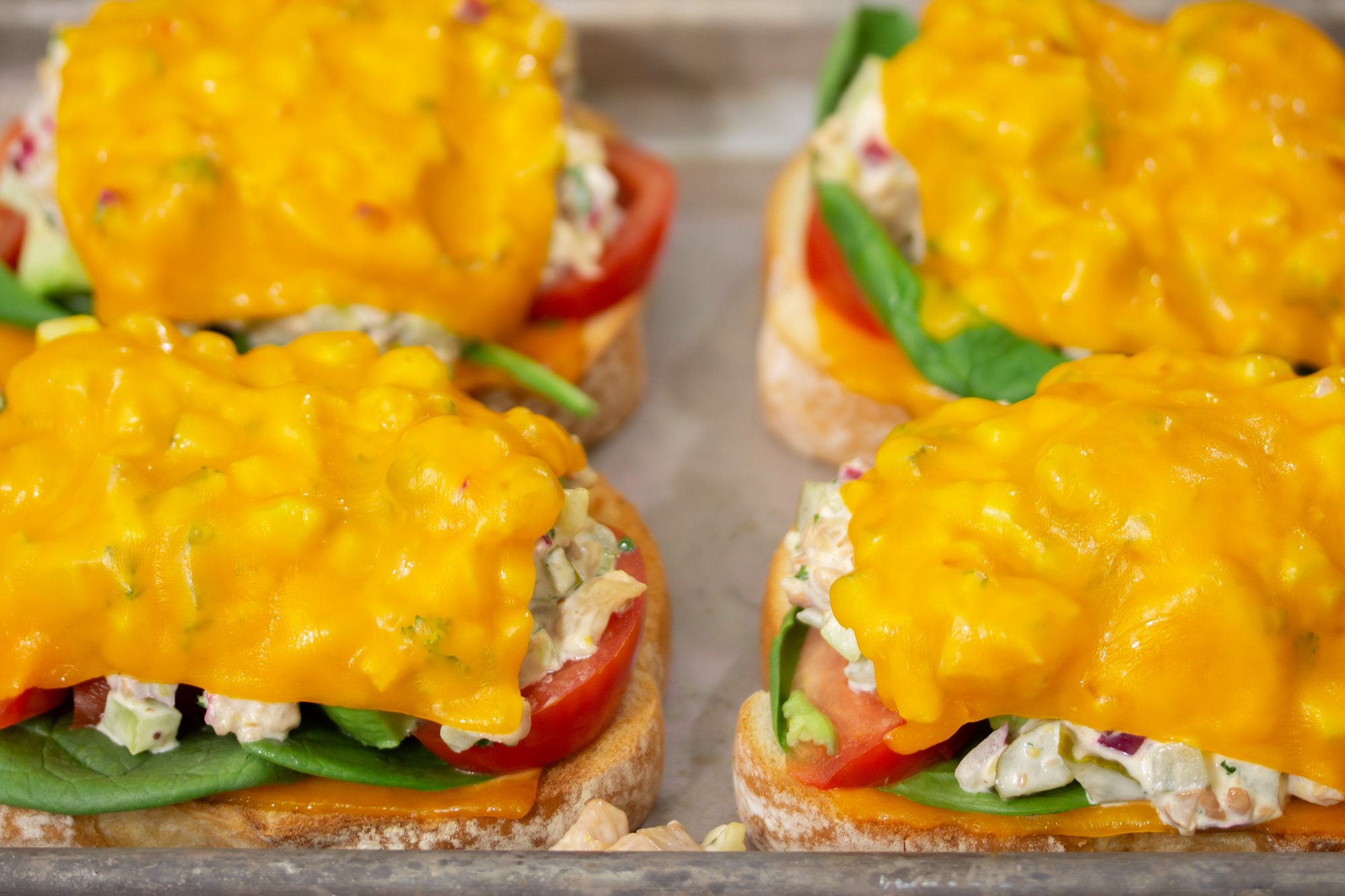 Jackfruit Tuna Melt (Vegetarian)
