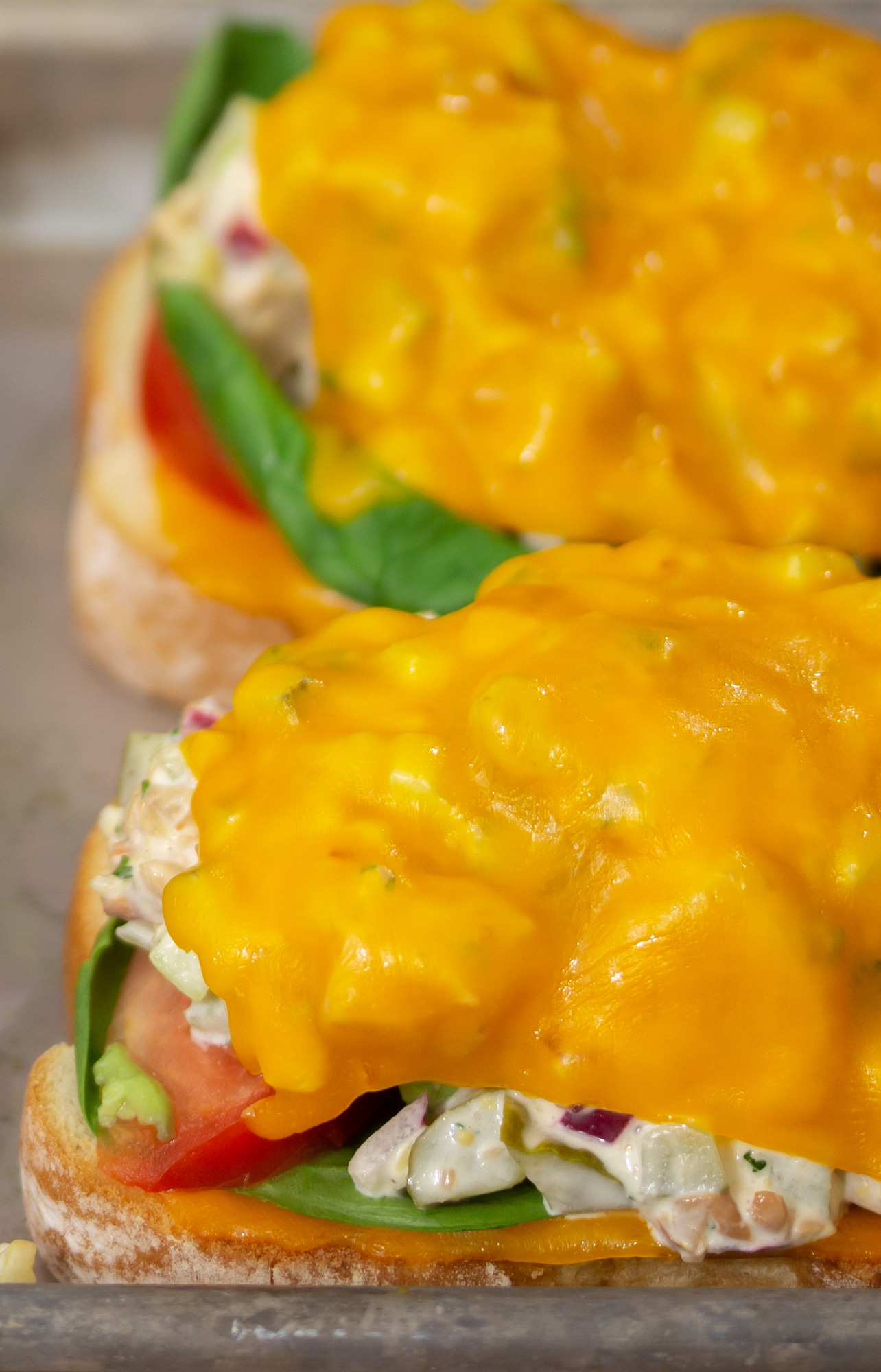 Jackfruit Tuna Melt (Vegetarian)
