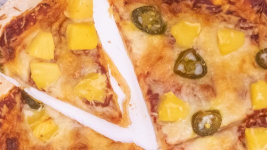 Jalapeño Pineapple Garlic Pizza Recipe Main 1