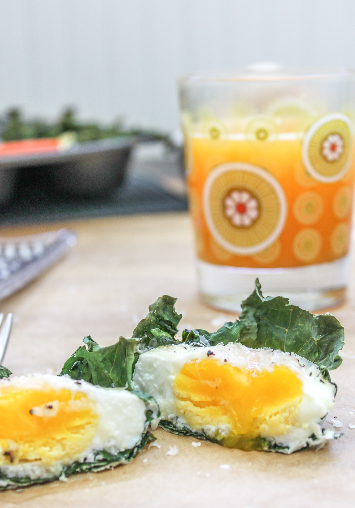 Kale Baked Eggs