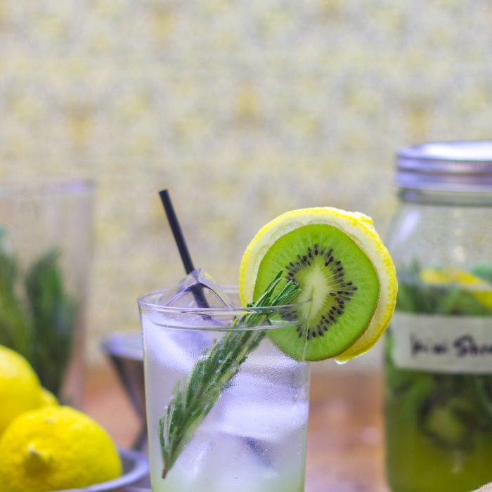 Kiwi Lemon Rosemary Drinking Vinegar 3