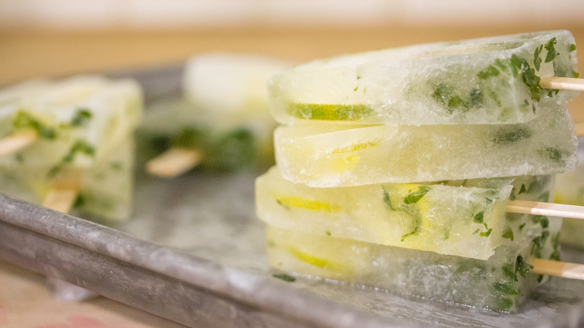 Lemon Lime & Parsley Margarita Popsicles Jerry James Stone