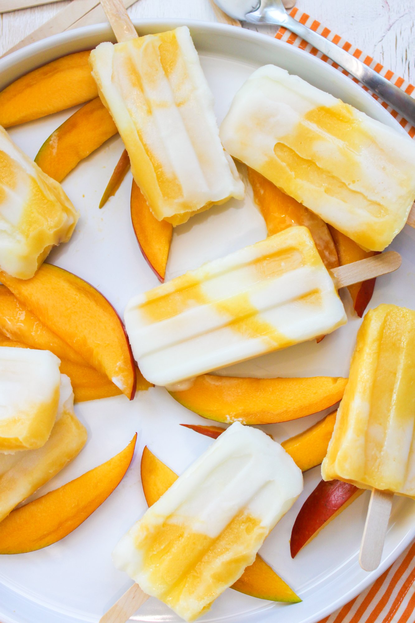 Mango Lassi Popsicles - The Best frozen treat - Ministry of Curry