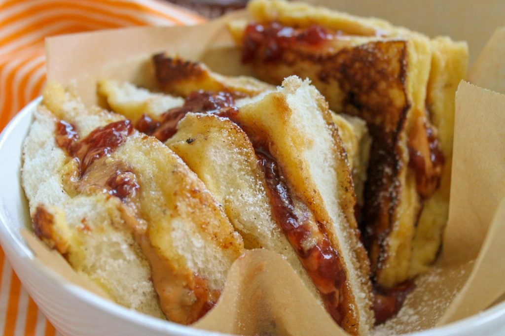 Peanut Butter Jelly French Toast Close 1