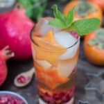 Persimmon Pomegranate Thanksgiving Sangria 2 3