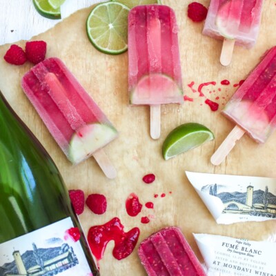 Raspberry Lime Wine Popsicle 2 3