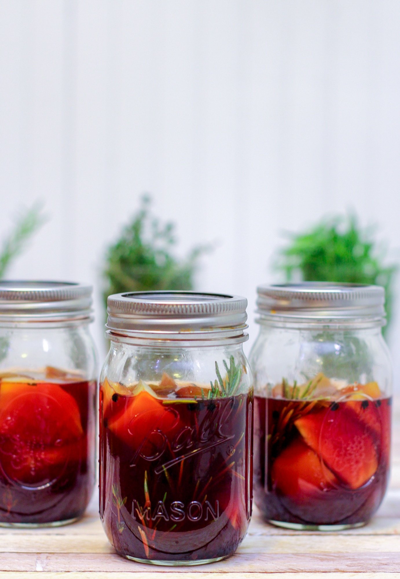 Red Wine Pickled Beets