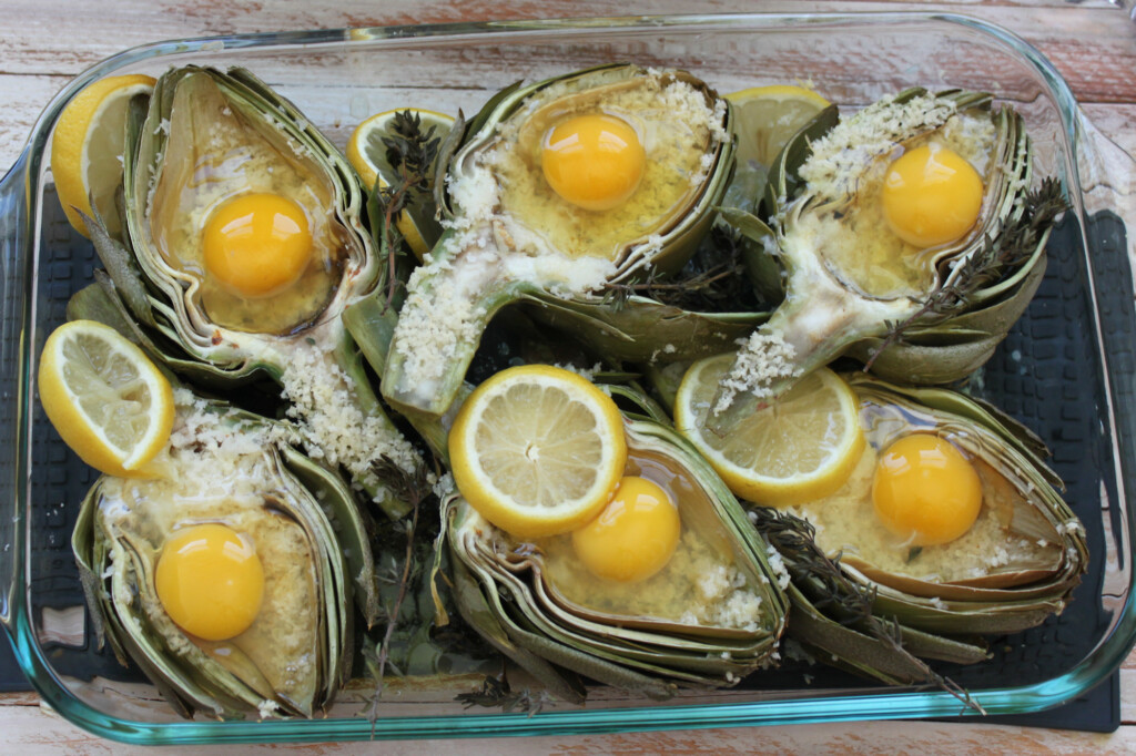 Artichoke Baked Egg