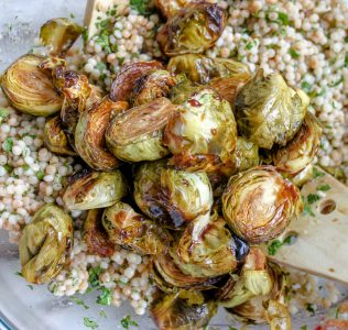 Roasted Brussels Sprouts Couscous 1