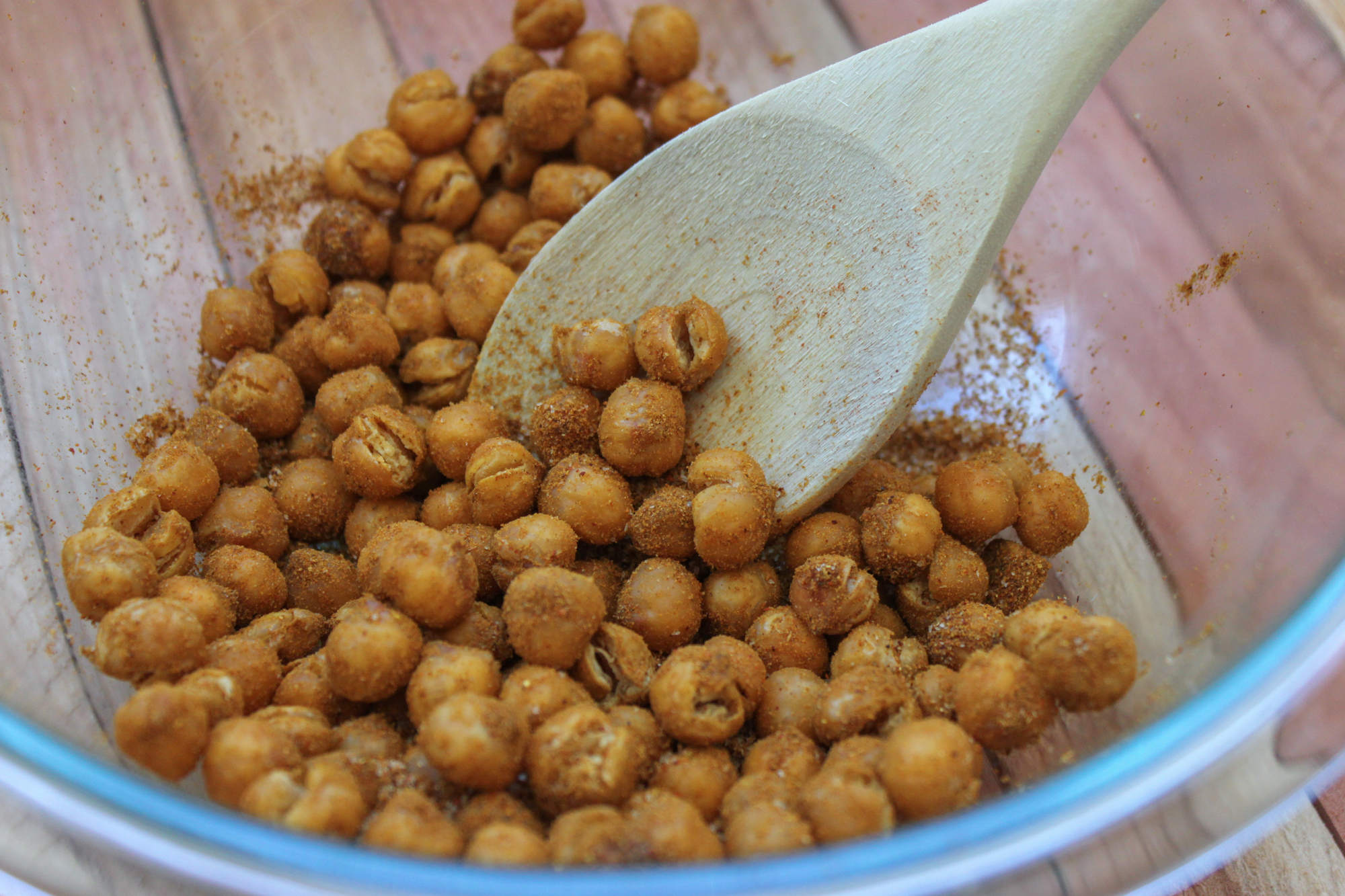 Roasted Curry Chickpeas