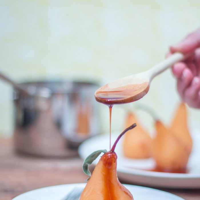 Roobios Red Tea Poached Pear 1