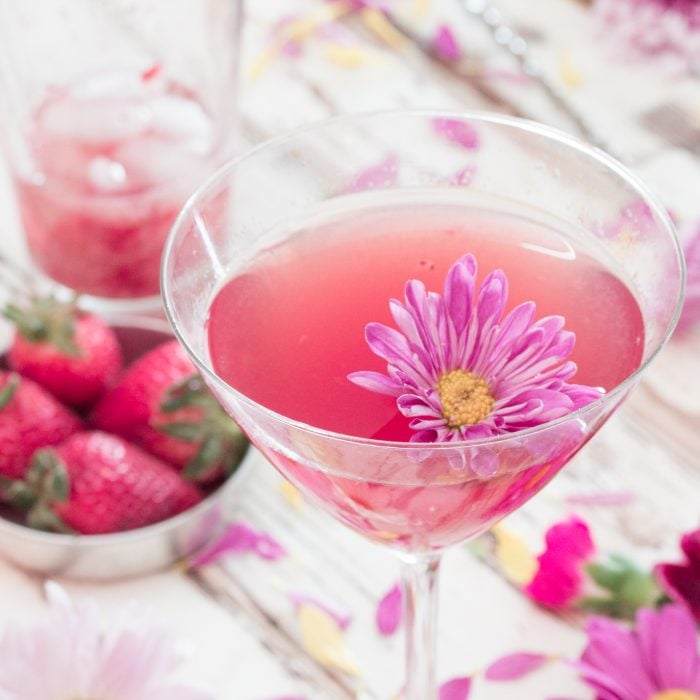 Rose Wine Cocktail 3