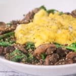 Soft Scrambled Eggs with Spinach Mushroom Quinoa Main 1