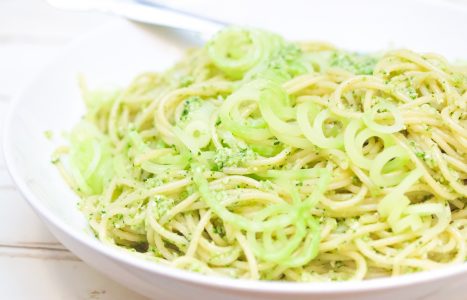 Spaghetti with Broccoli Pesto 3