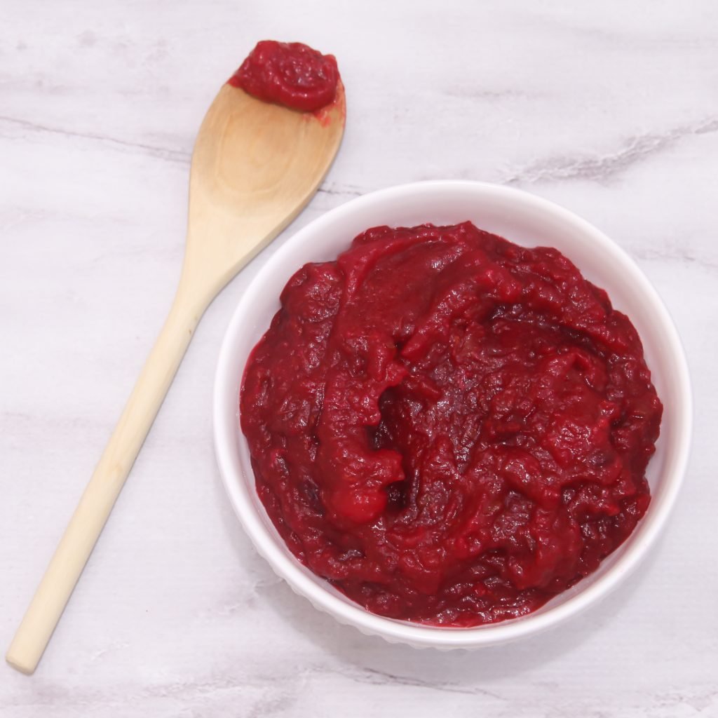 Spicy Cranberry Apple Ginger Relish Recipe 1