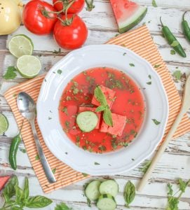 Spicy Tomato Watermelon Soup 2