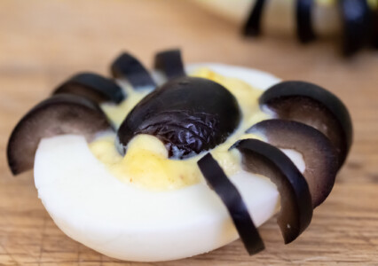 Spider Deviled Eggs Halloween Recipe 2 1