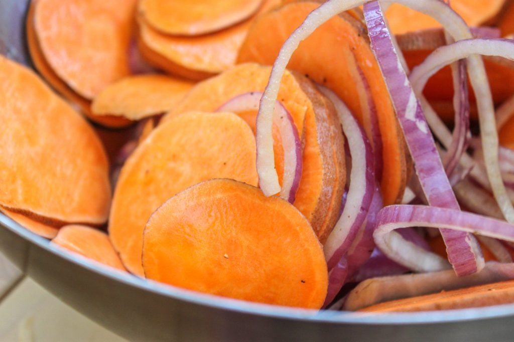 Sweet Potato and Red Onion 1