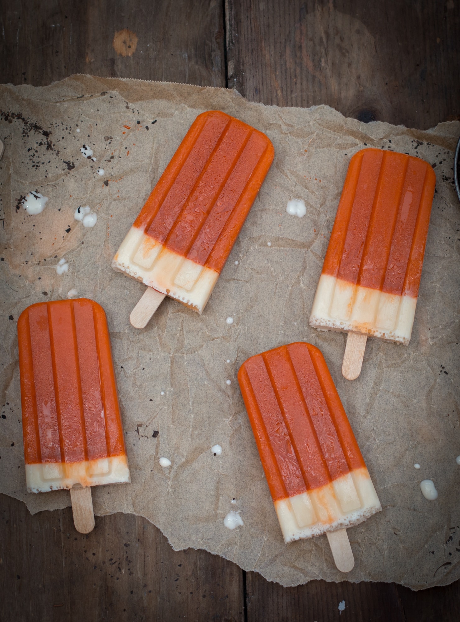 Thai Iced Tea Popsicles