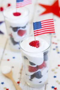 Vegan 4th of July Parfait with Aquafaba Portrait 3