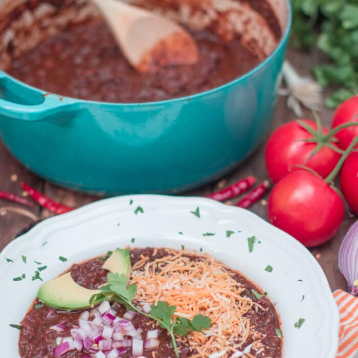 Vegan Chili with Quinoa Coffee 3