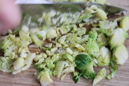 chopped brussels sprouts 1