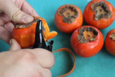 peeling persimmons 5