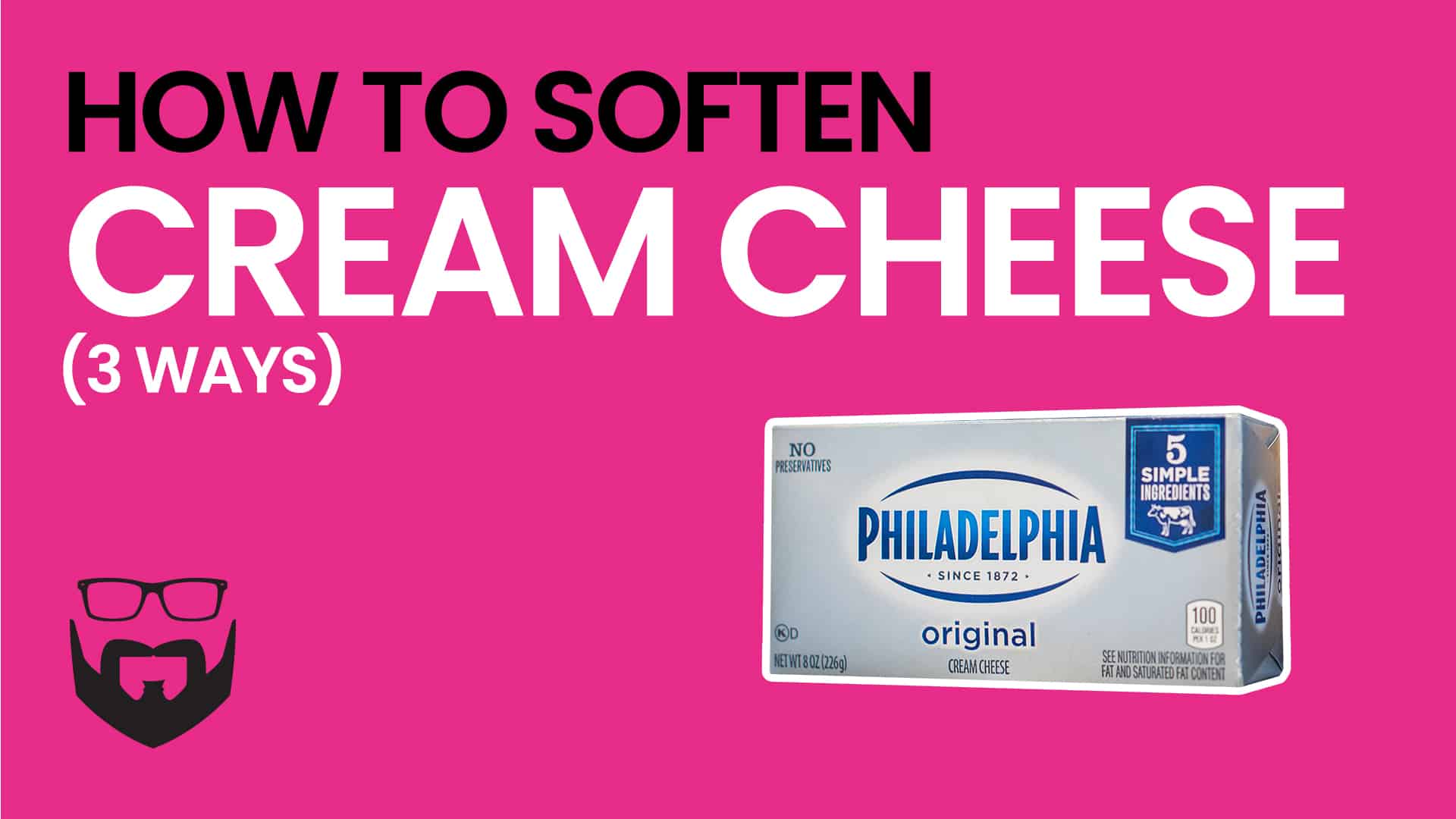 How to Soften Cream Cheese Video - Pink