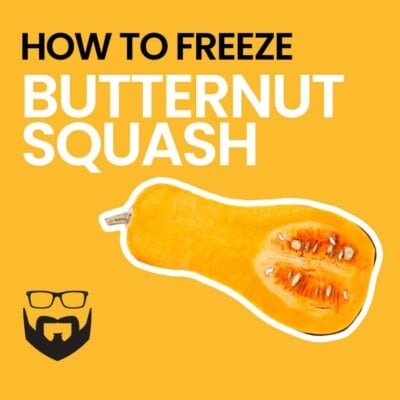 How to Freeze Butternut Squash Pinterest - Yellow