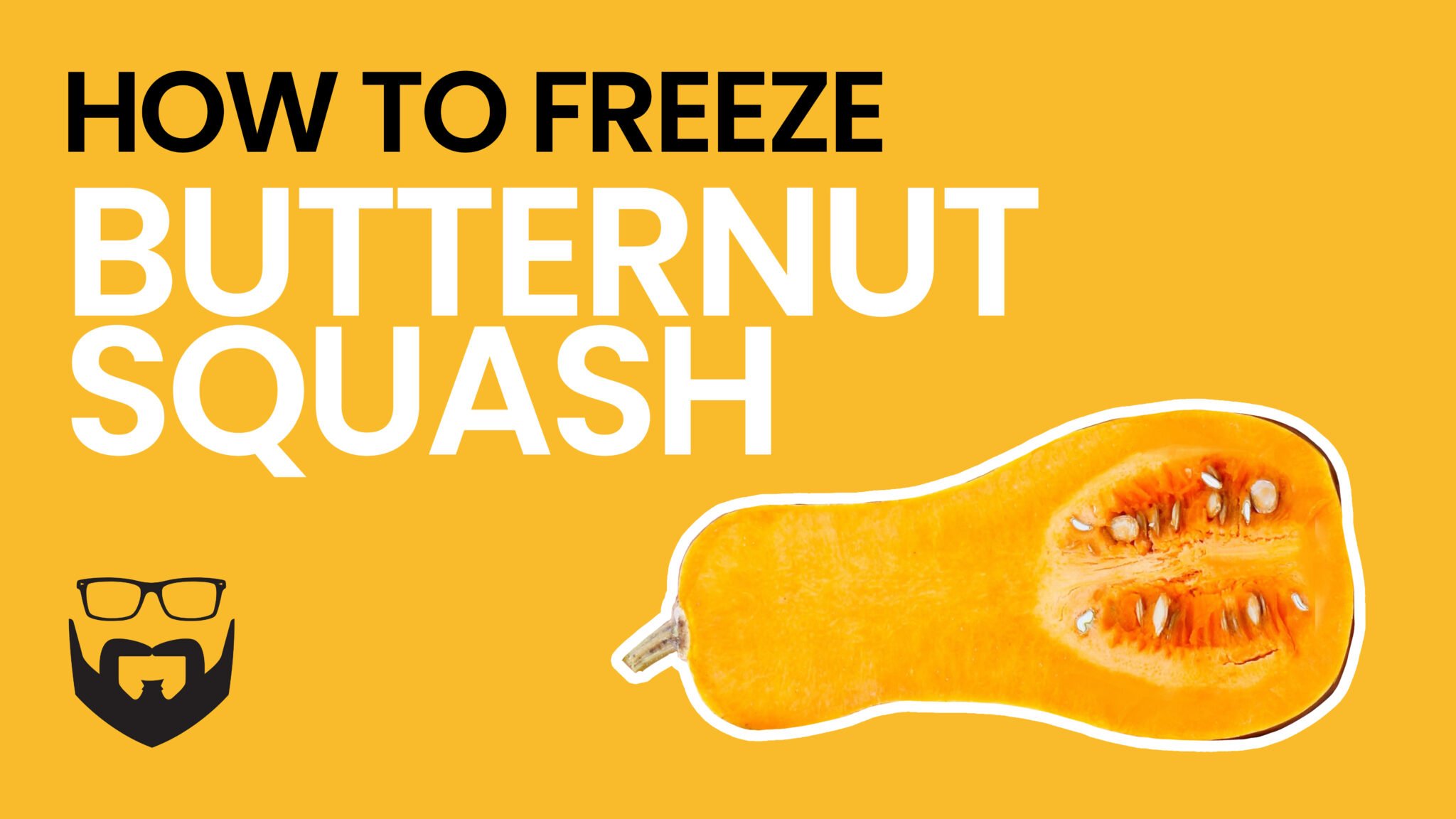 How to Freeze Butternut Squash Video - Yellow