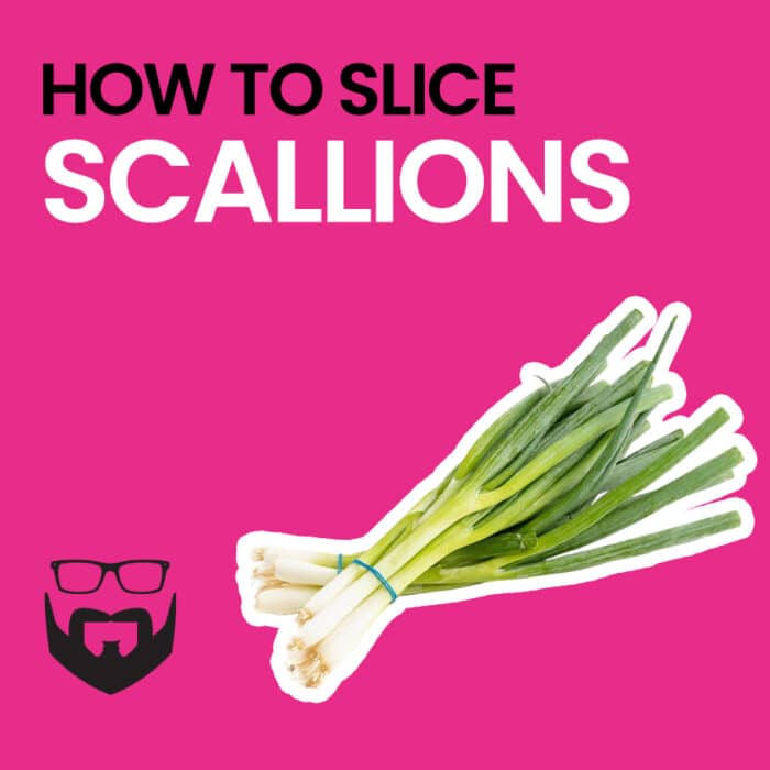 How To Slice Scallions - pinterest - pink