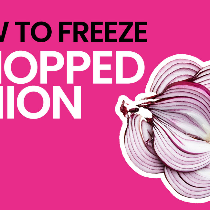 How to Freeze Chopped Onion Video - Pink